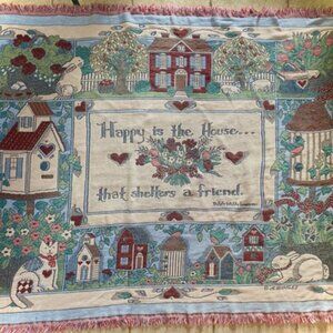 90s Tapestry Throw Blanket